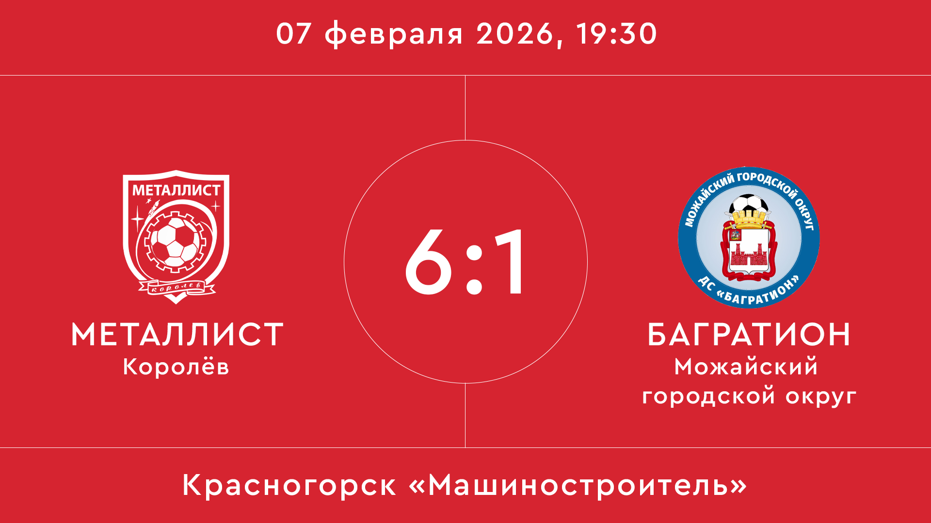 Металлист – Багратион